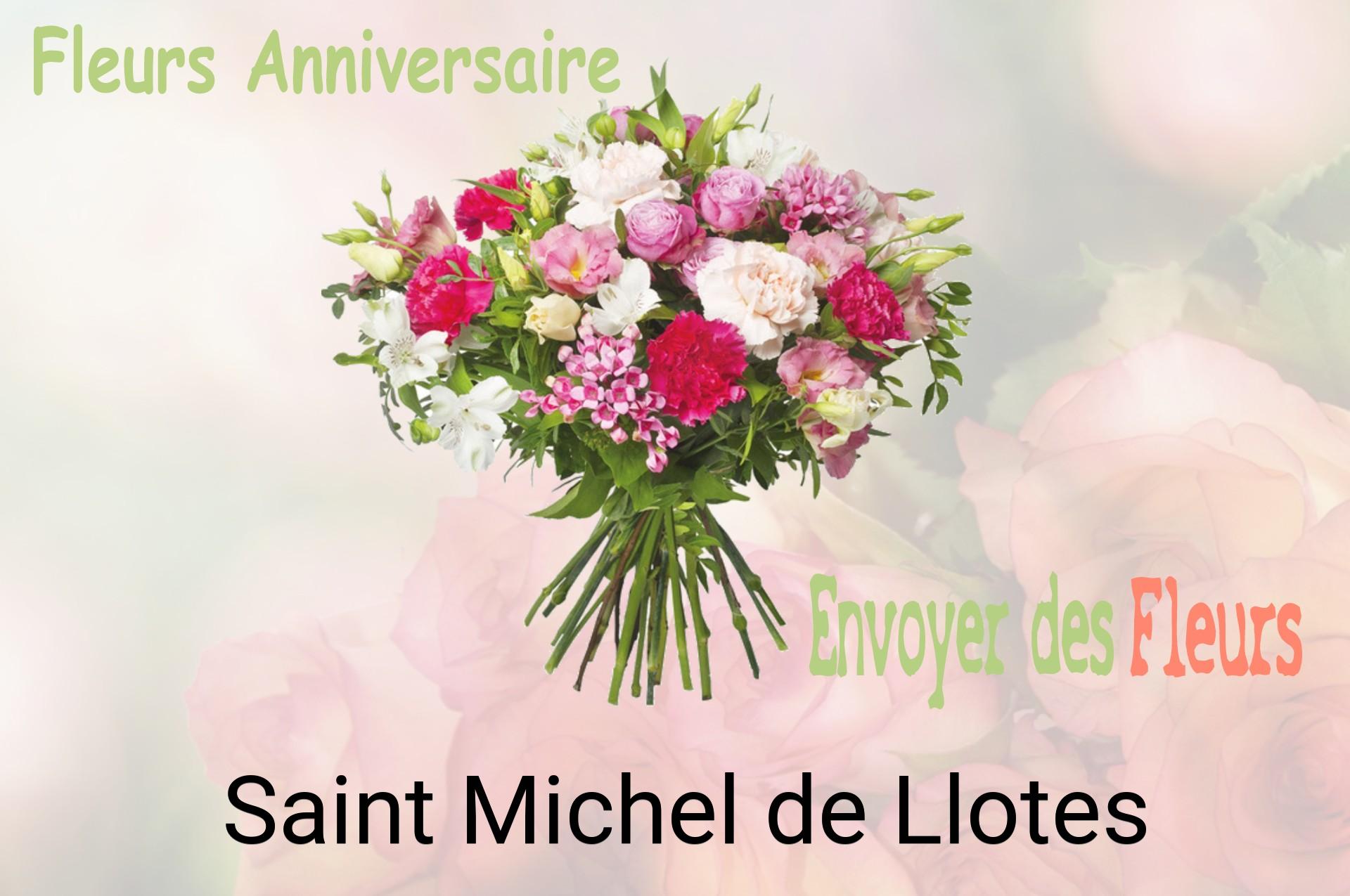 Bouquet de fleurs d’anniversaire livré à Saint-Michel-de-Llotes